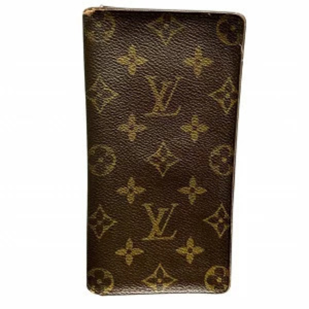Louis Vuitton Monogram Portecarte Credit Billfold Bi fold Wallet Long